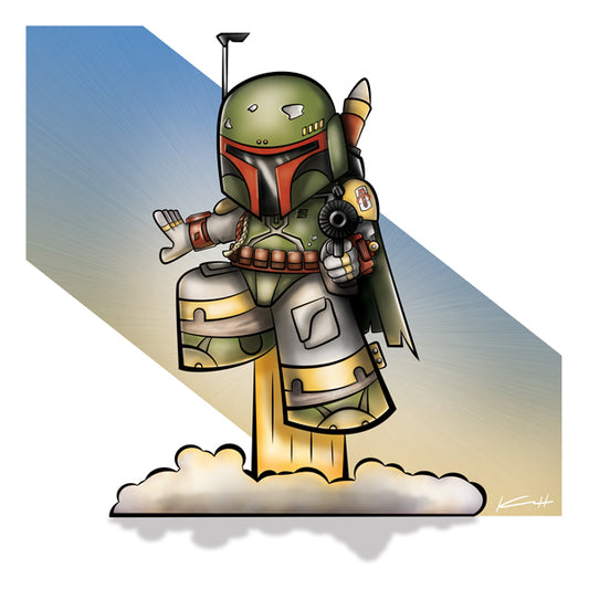 Boba Fett Art Print 1