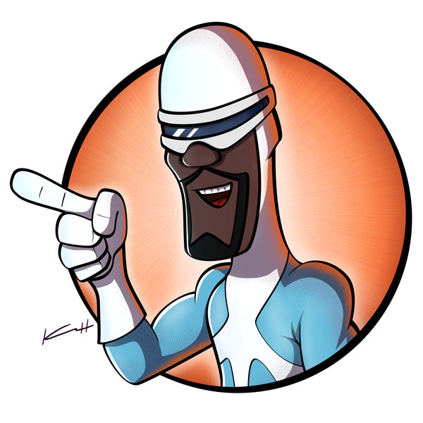 Frozone Art Print