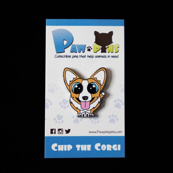 Chip the Corgi - Hard Enamel Pin