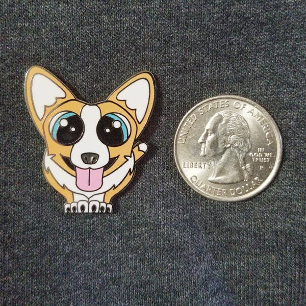 Chip the Corgi - Hard Enamel Pin