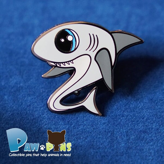 Riley the Great White - Hard Enamel Pin