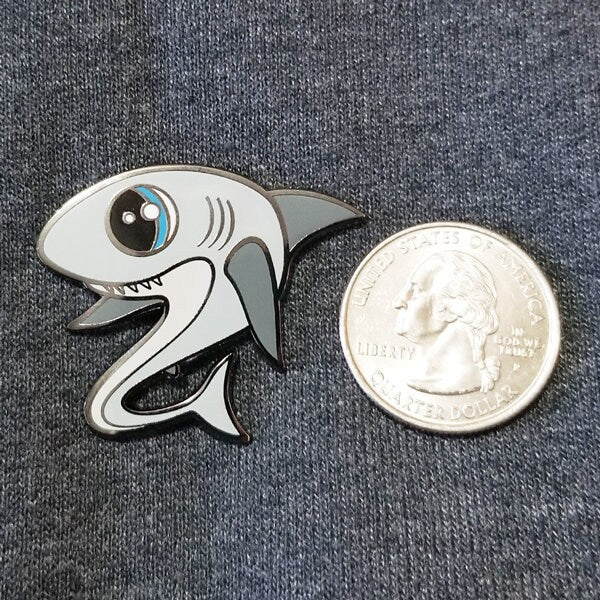 Riley the Great White - Hard Enamel Pin