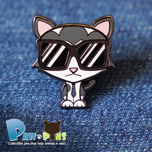 Secret Agent Fuzzybottom - Hard Enamel Pin