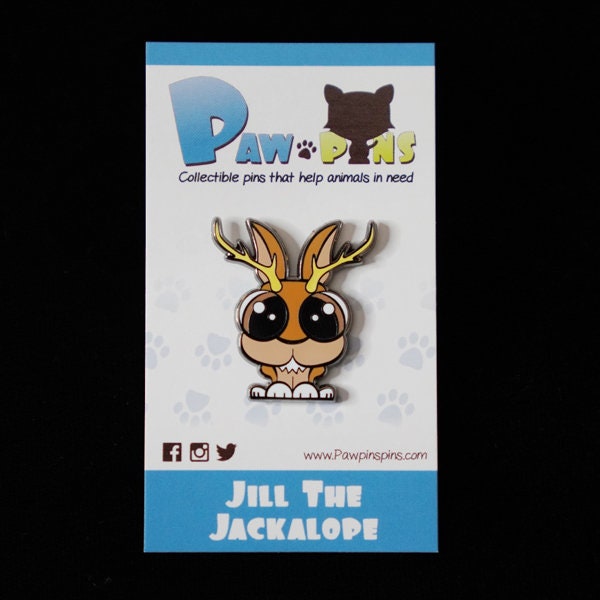 Jill The Jackalope - Hard Enamel Pin