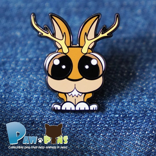 Jill The Jackalope - Hard Enamel Pin