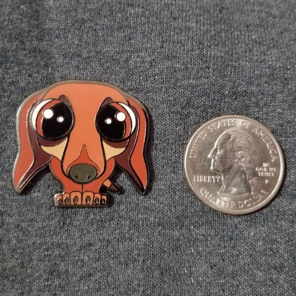 Kairi The Dachshund - Hard Enamel Pin