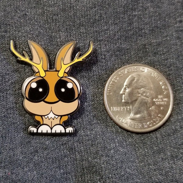 Jill The Jackalope - Hard Enamel Pin