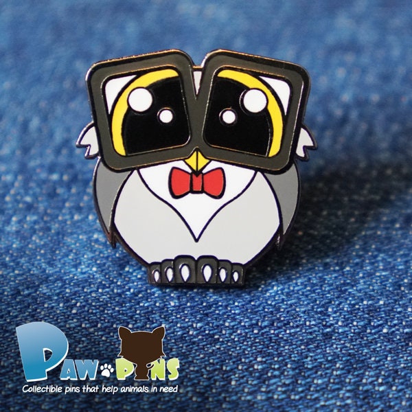 Professor Avry Hootington, III - Hard Enamel Pin