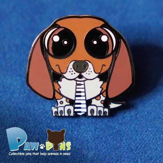 Buddy Mercury the Blues Hound - Hard Enamel Pin