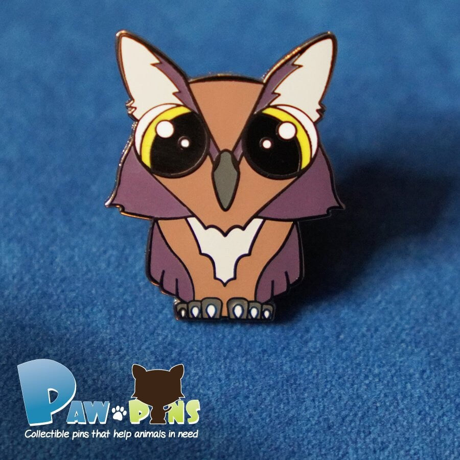 Amelia the Barn Owl - Hard Enamel Pin