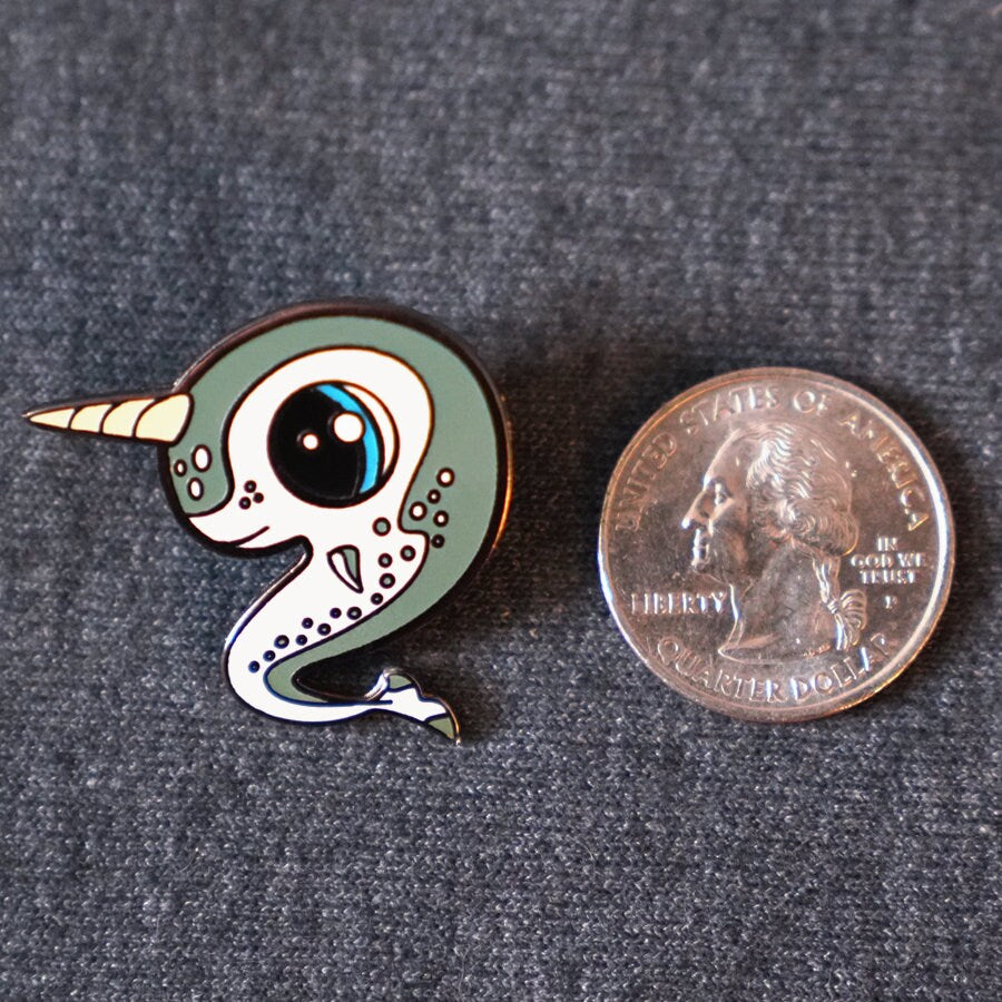 Jeanie the Narwhal - Hard Enamel Pin