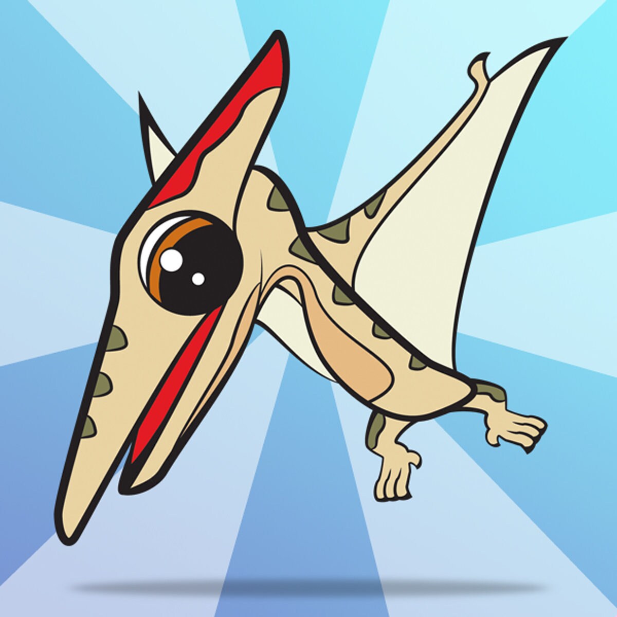 Skyler the Pterodactyl - Hard Enamel Pin