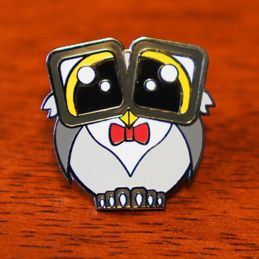 Professor Avry Hootington, III - Hard Enamel Pin