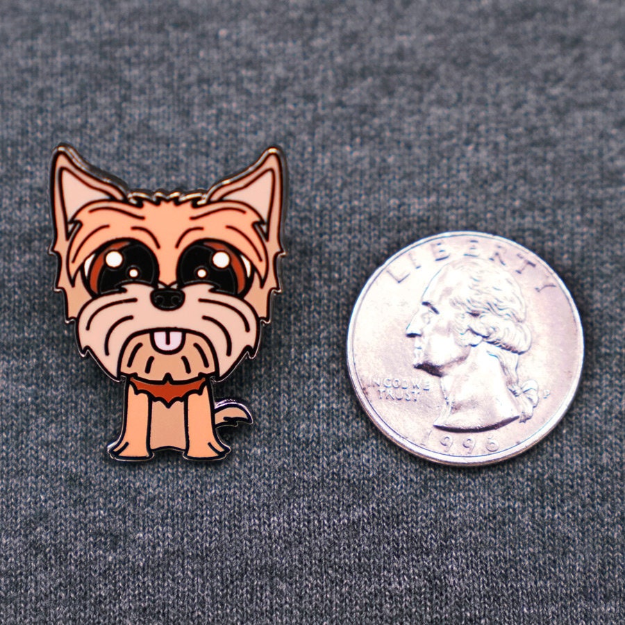 Sandy the Yorkie - Hard Enamel Pin