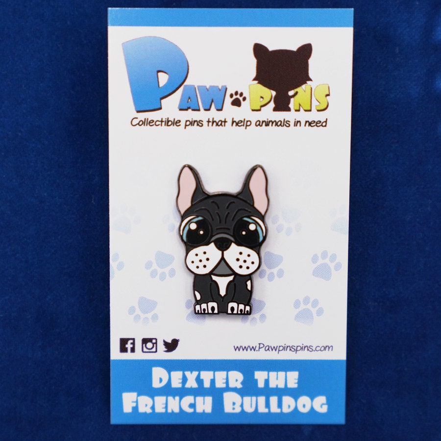 Dexter the French Bulldog - Hard Enamel Pin