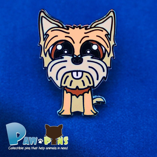 Sandy the Yorkie - Hard Enamel Pin