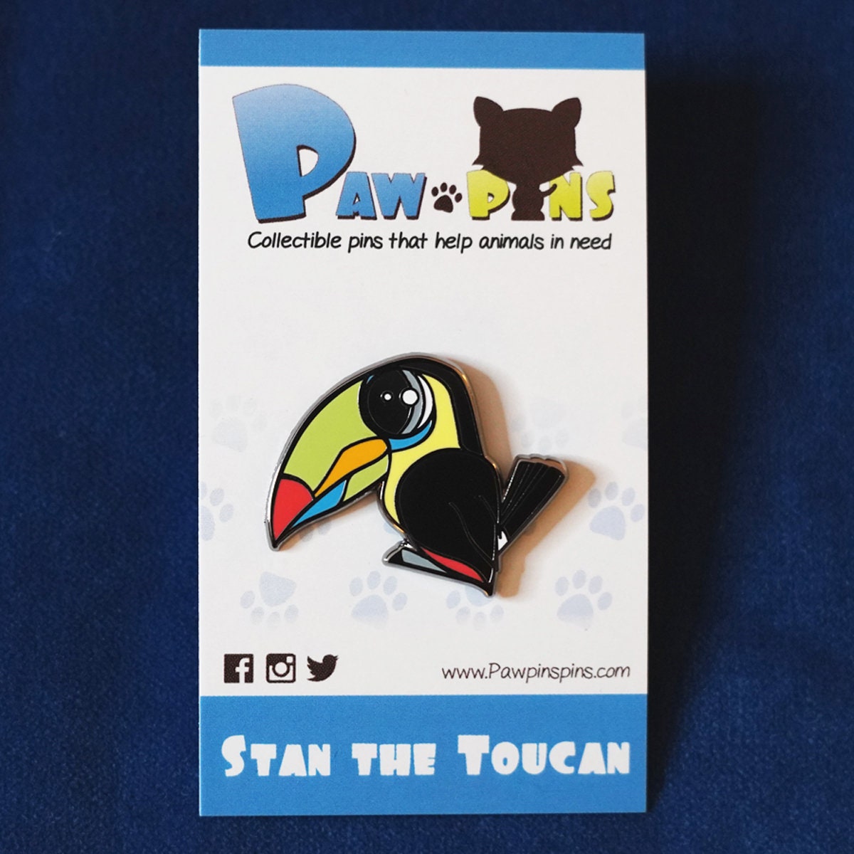 Stan the Toucan - Hard Enamel Pin