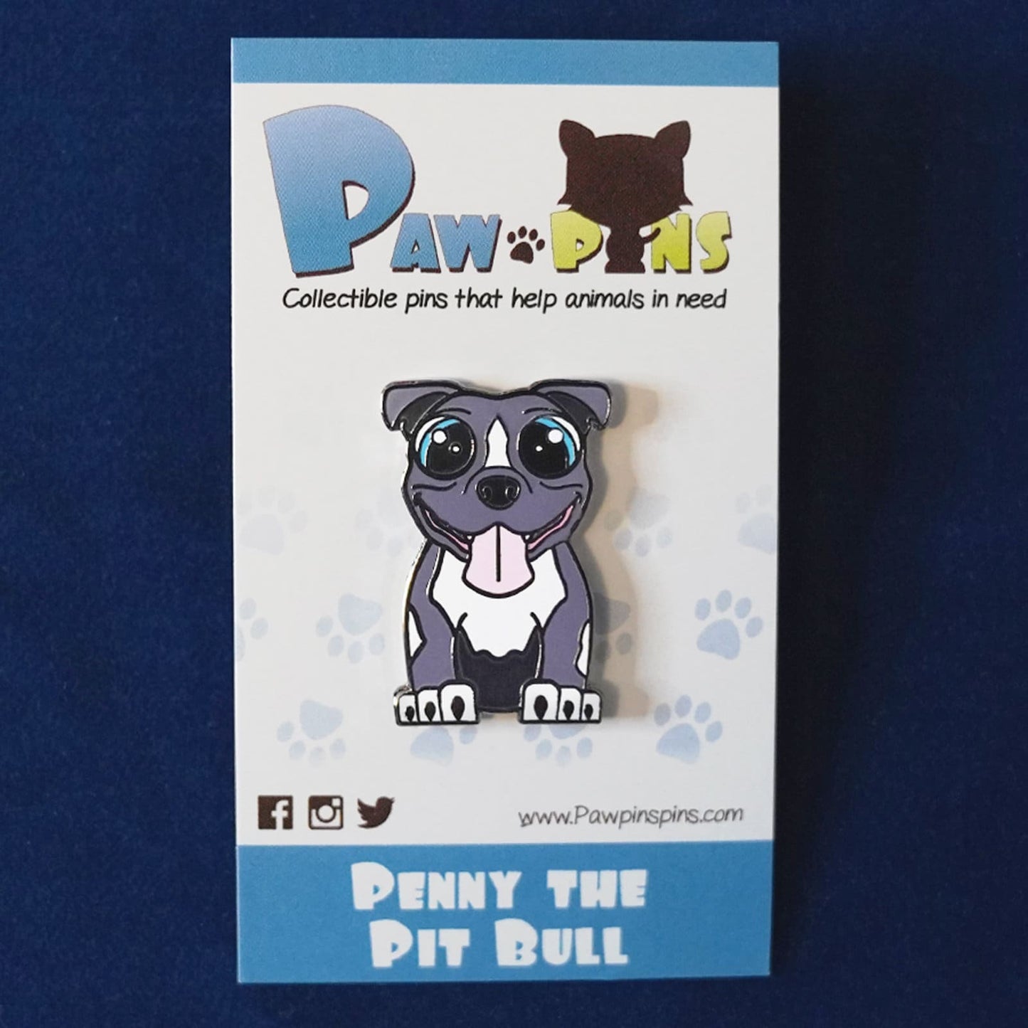 Penny the Pit Bull - Hard Enamel Pin