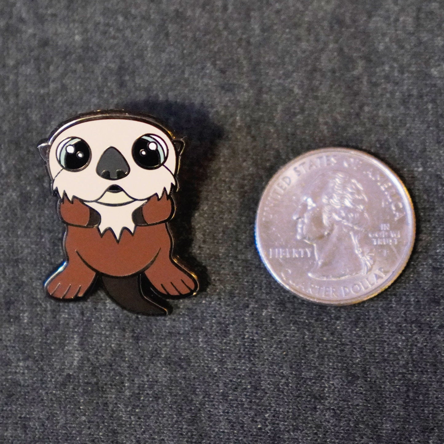 Allie the Sea Otter - Hard Enamel Pin