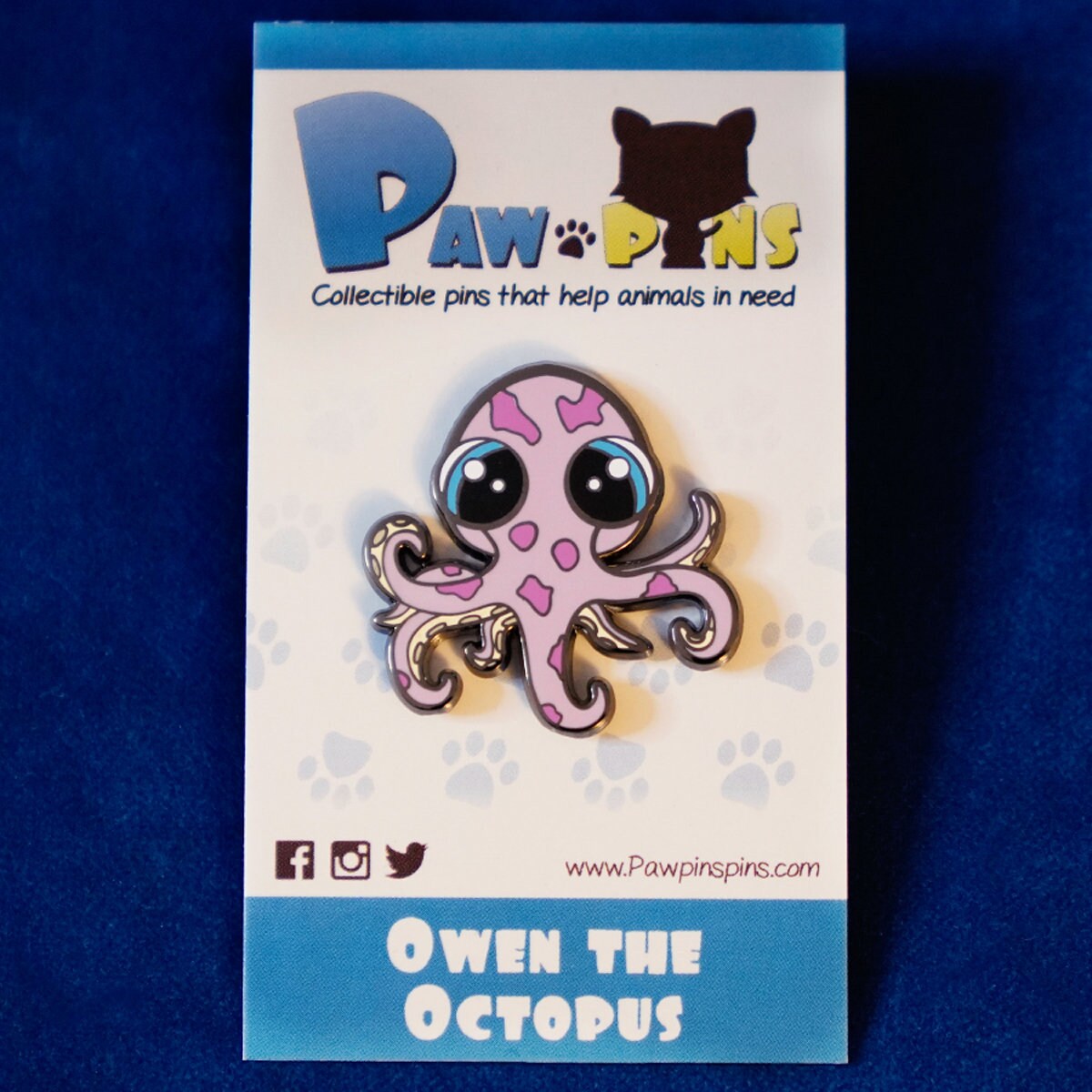 Owen the Octopus - Hard Enamel Pin