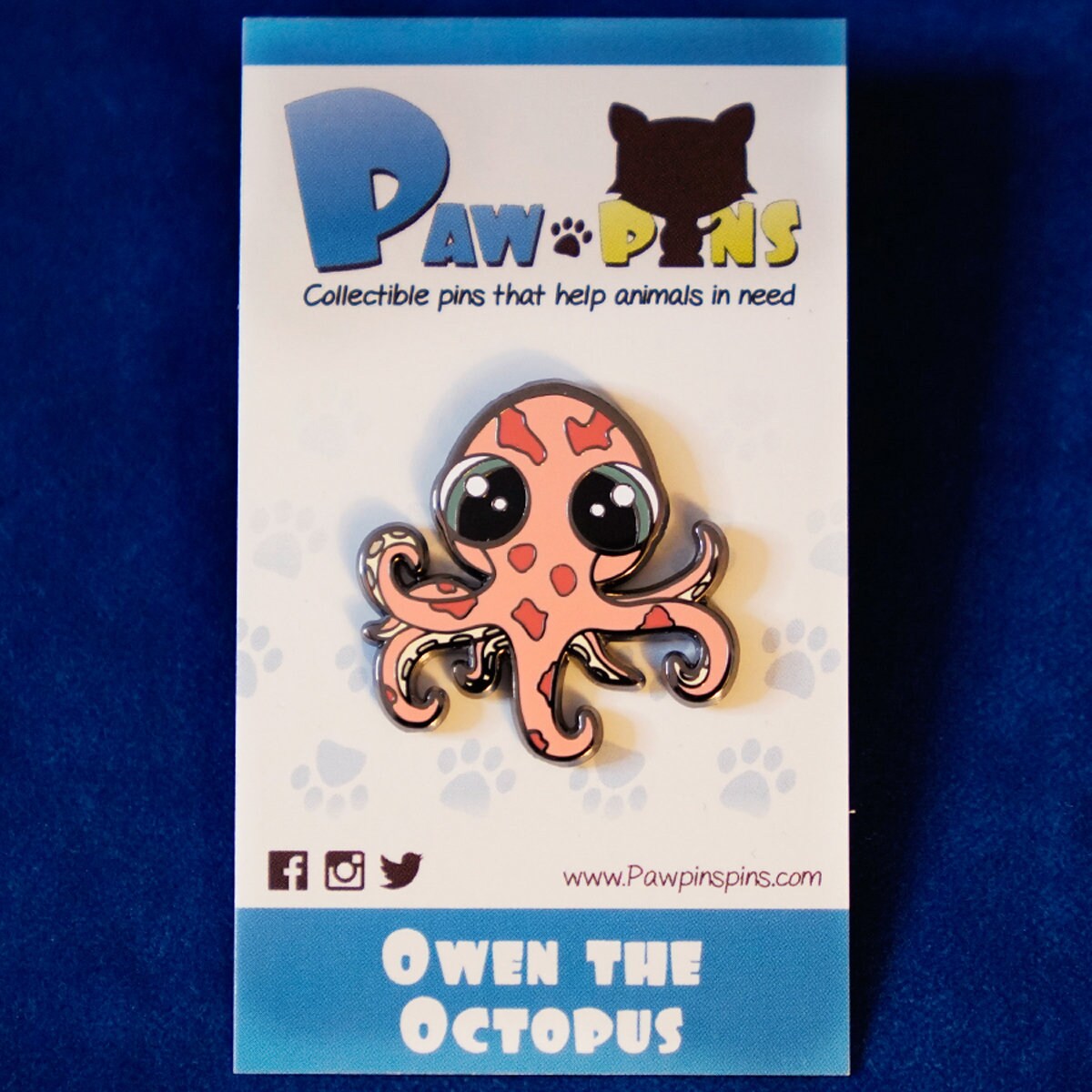 Owen the Octopus - Hard Enamel Pin