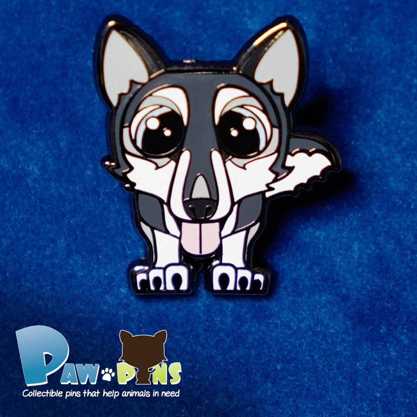 Aurora the Wolf-Husky - Hard Enamel Pin