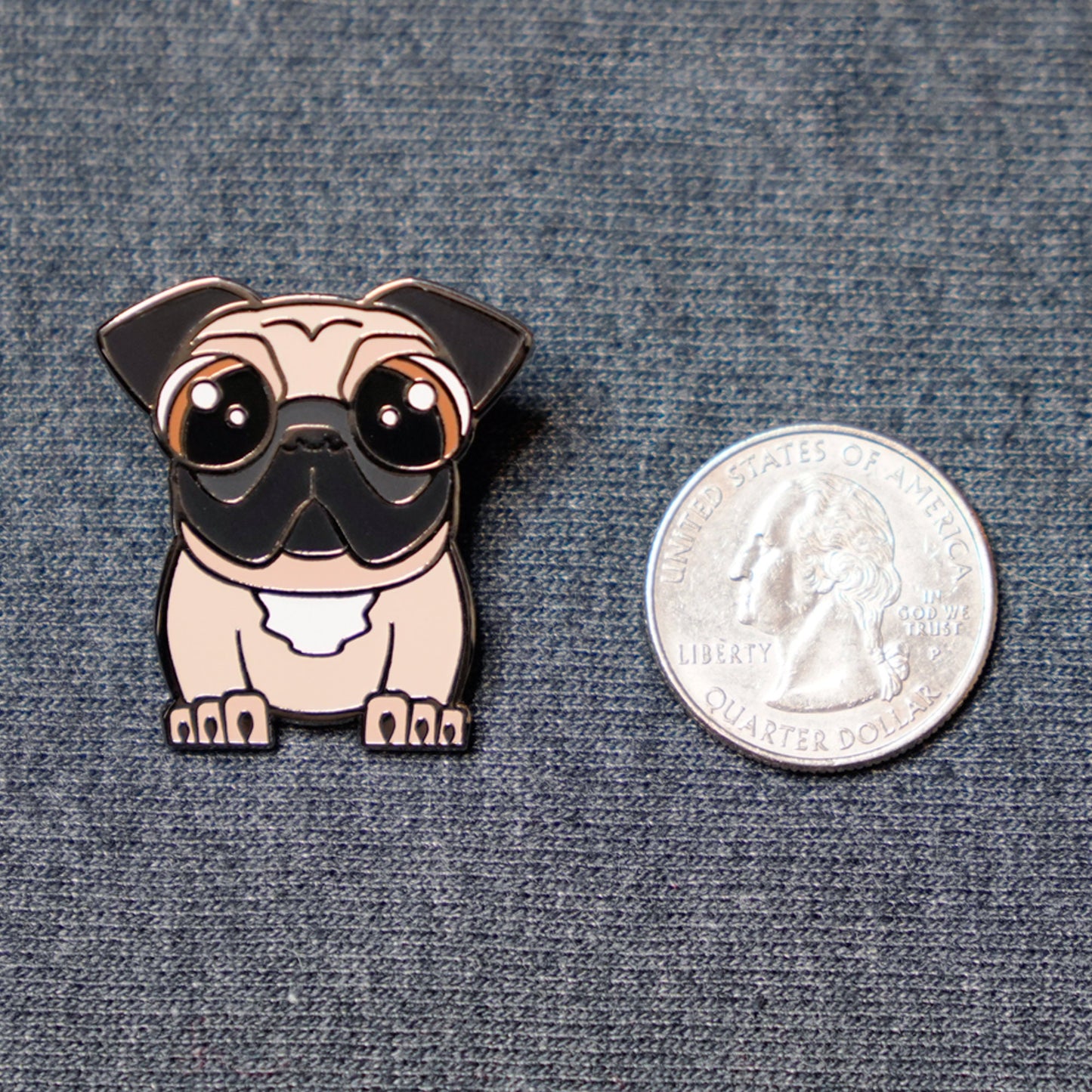 Weber the Pug - Hard Enamel Pin