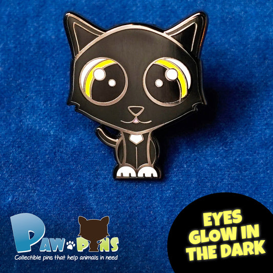 Trixi the Black Cat - Hard Enamel Pin