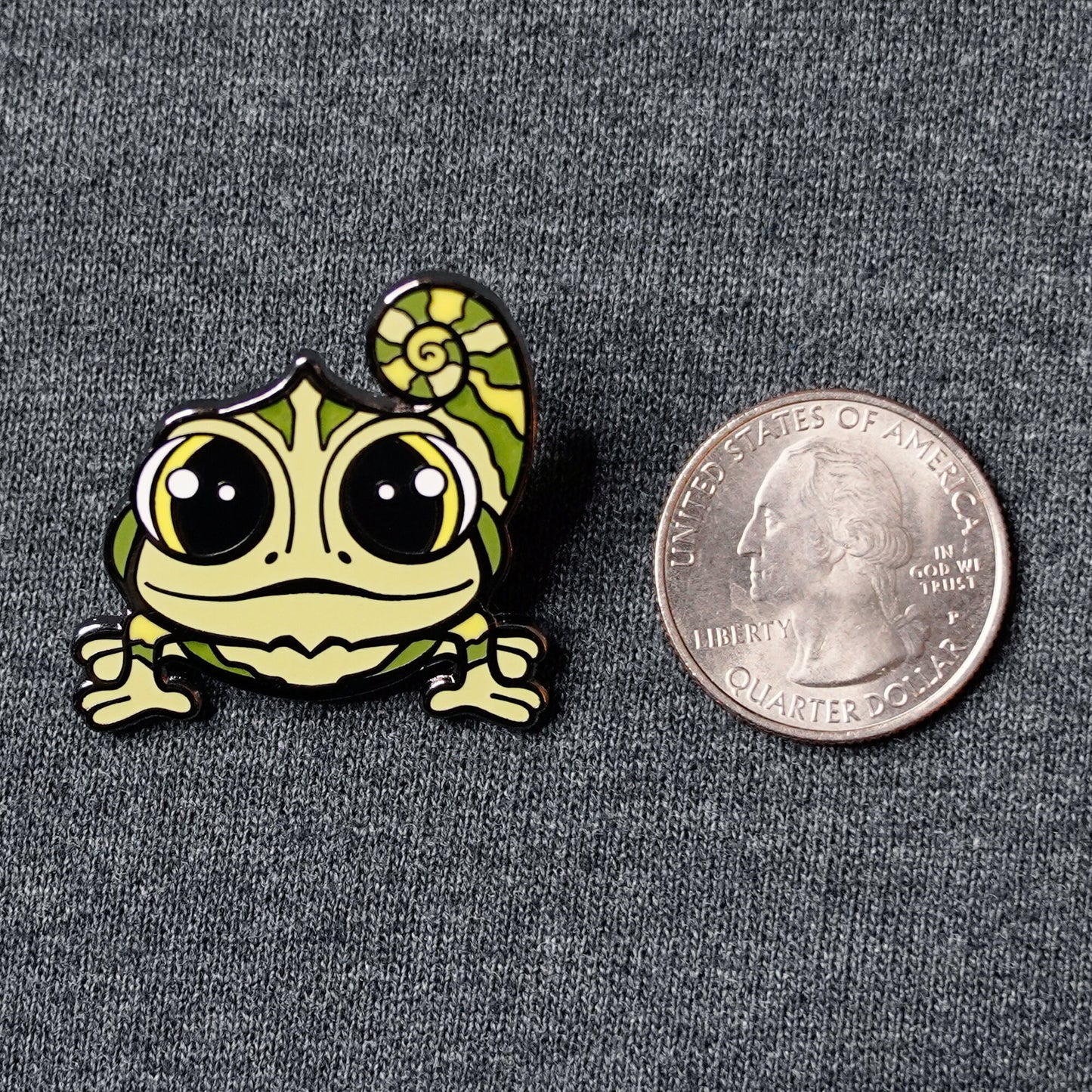 Darwin the Chameleon - Hard Enamel Pin