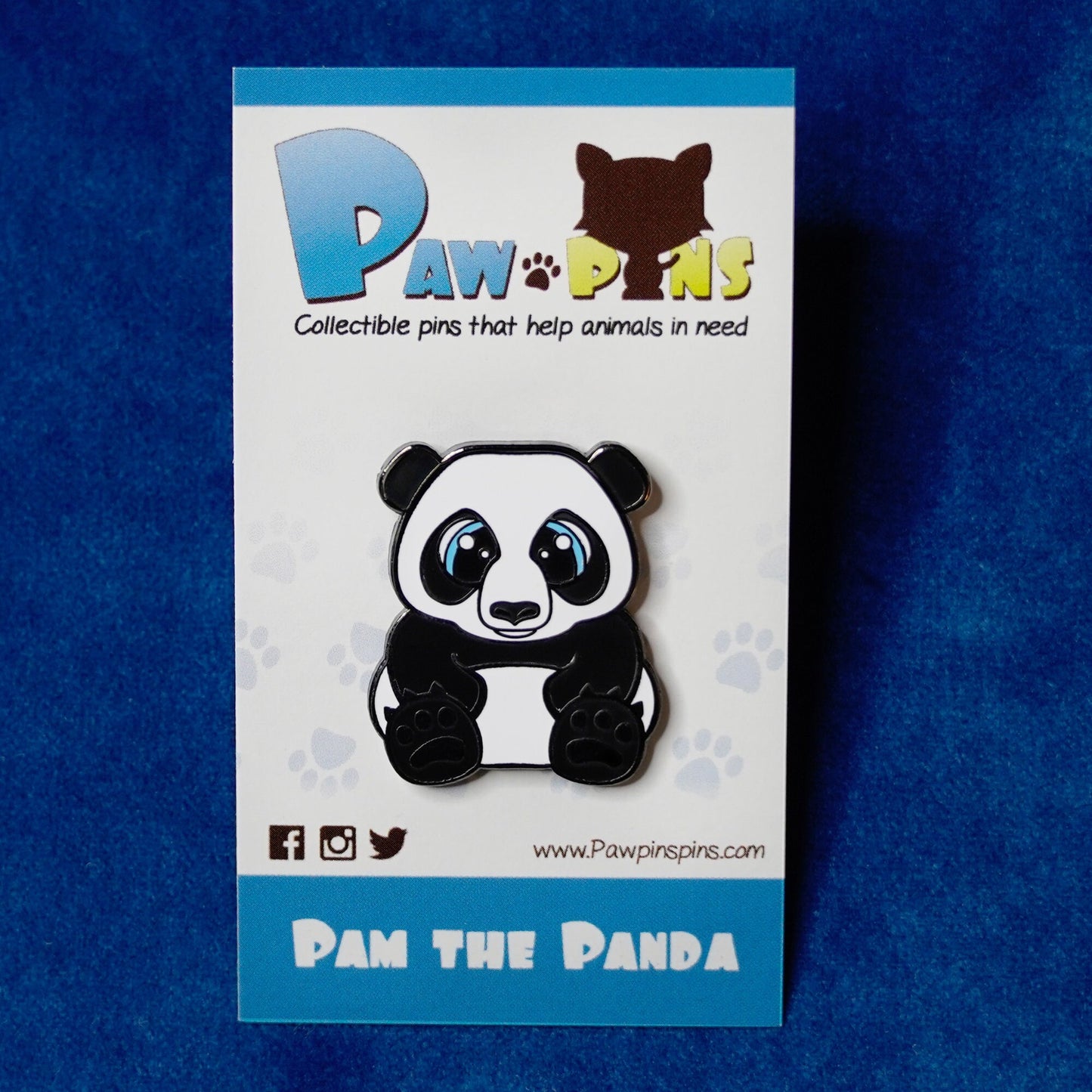 Pam the Panda - Hard Enamel Pin