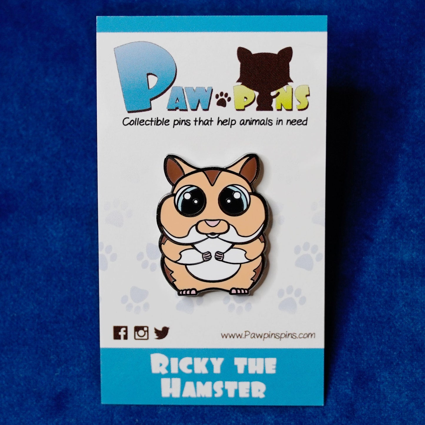 Ricky the Hamster - Hard Enamel Pin