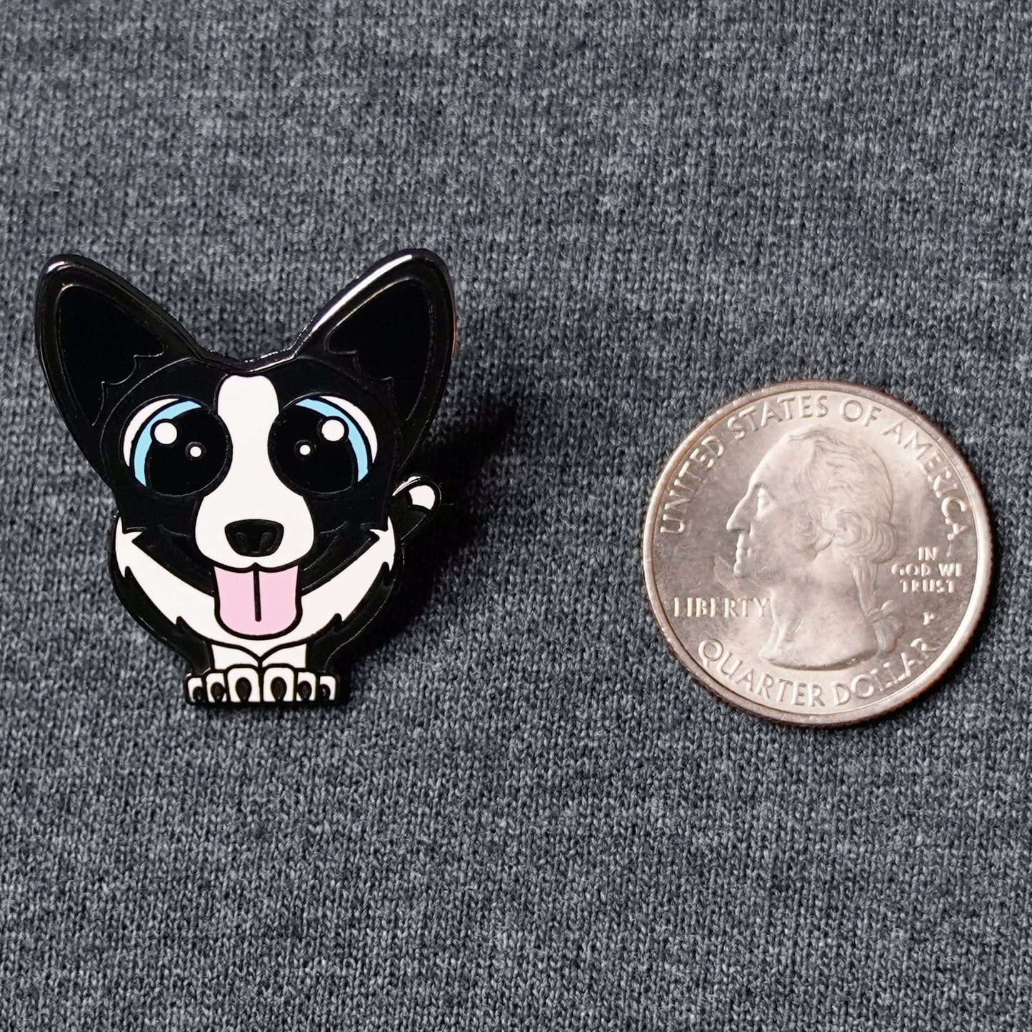 Skip the Corgi - Hard Enamel Pin