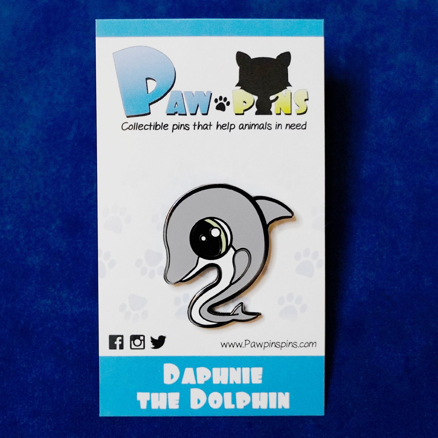 Daphnie the Dolphin - Hard Enamel Pin