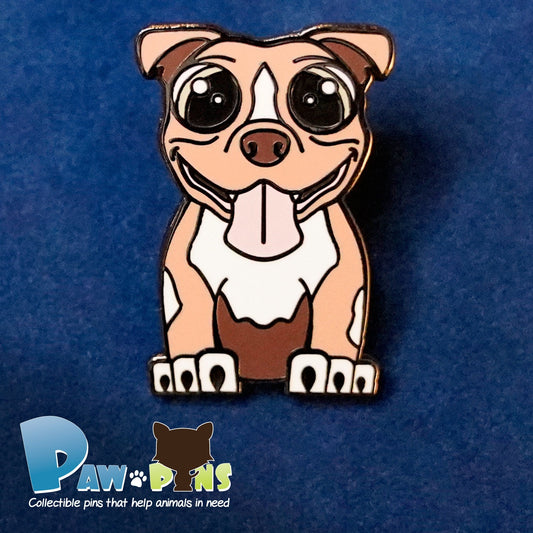 PJ the Pit Bull - Hard Enamel Pin