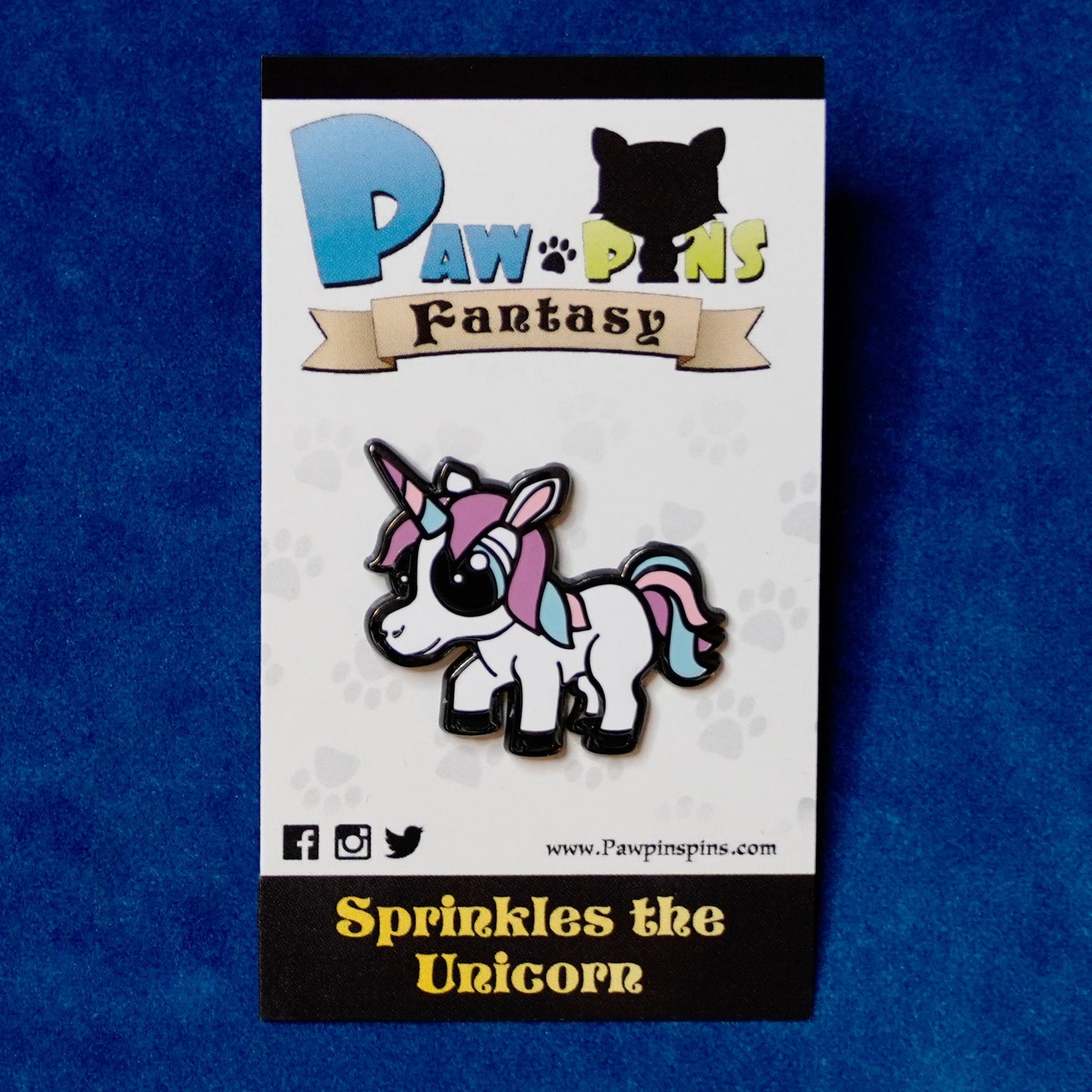 Sprinkles the Unicorn - Hard Enamel Pin