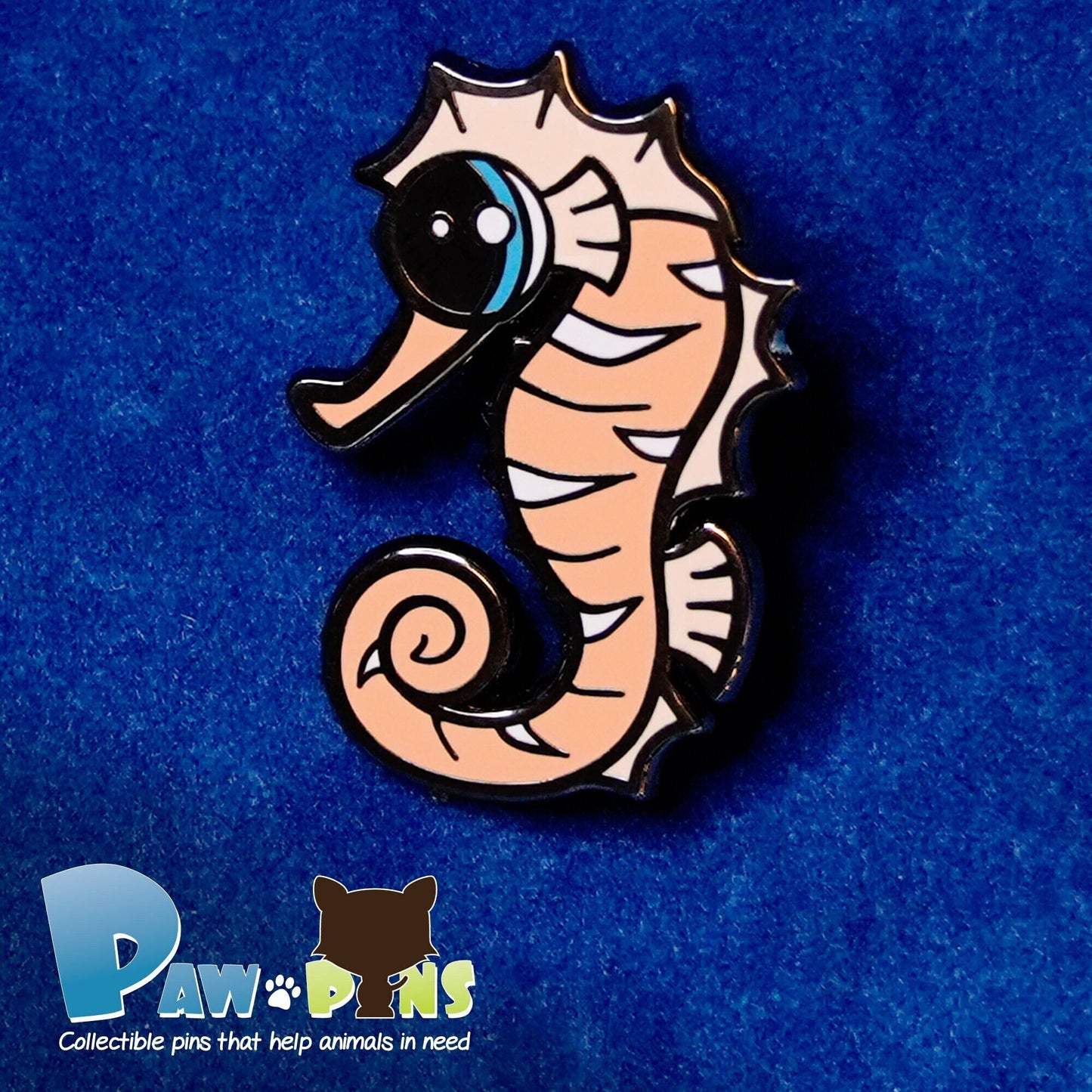 Seamour the Seahorse - Hard Enamel Pin