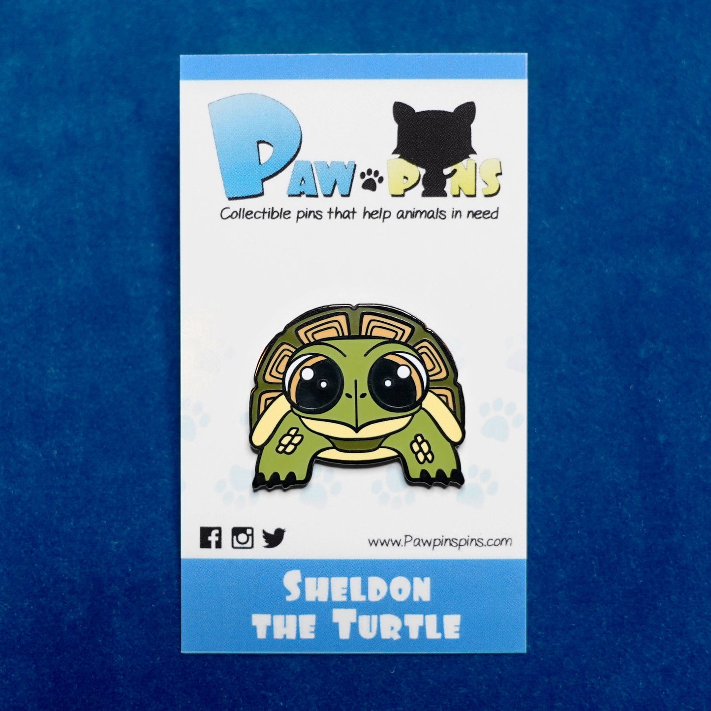 Sheldon the Turtle - Hard Enamel Pin