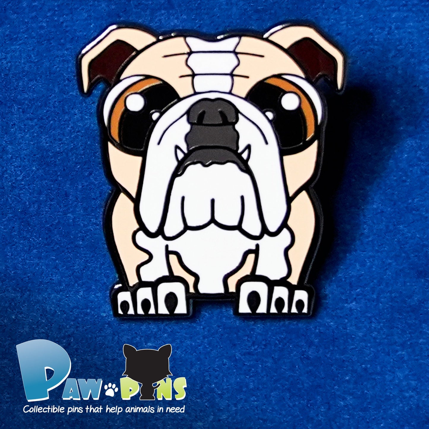 Brendan the Bulldog - Hard Enamel Pin