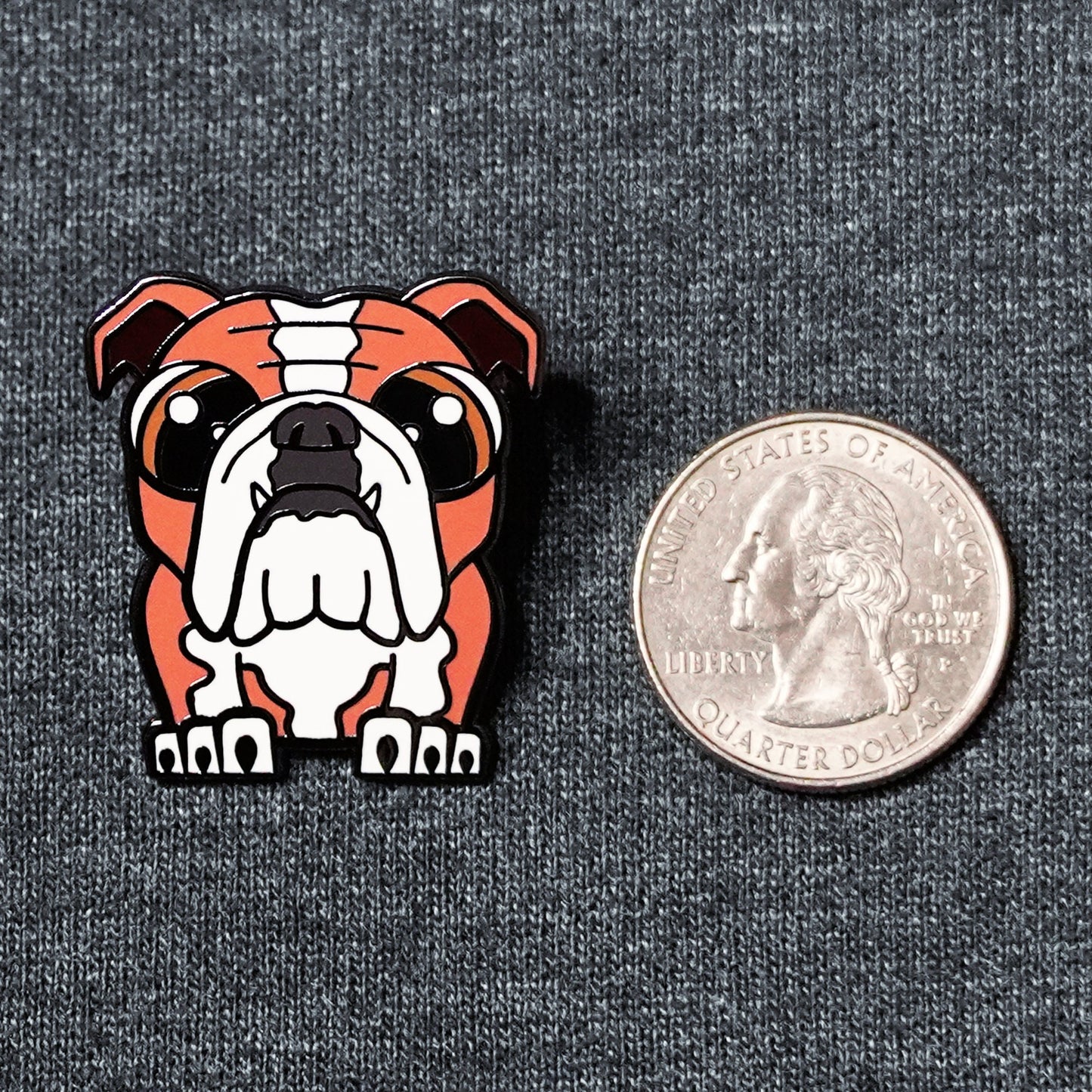 Brendan the Bulldog - Hard Enamel Pin