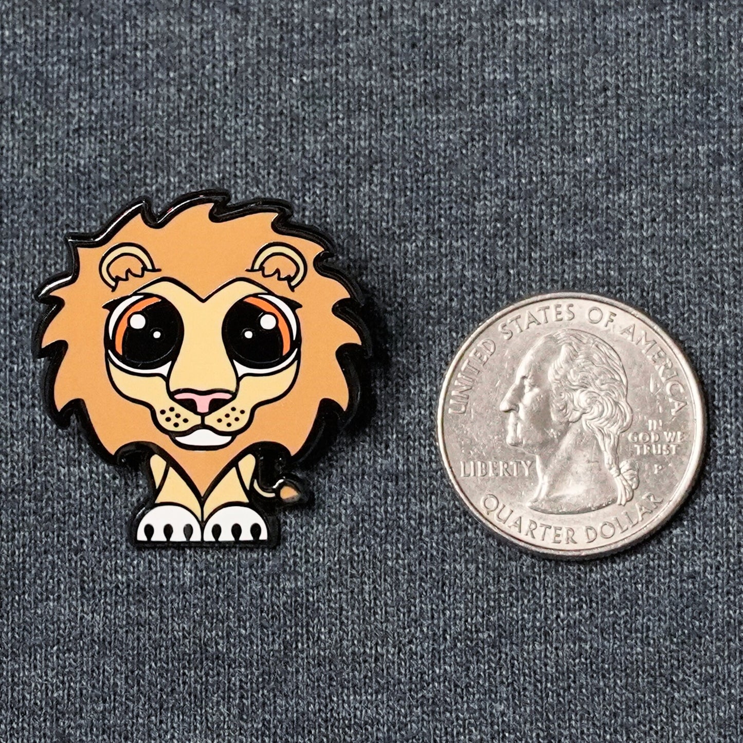 Hank the Lion - Hard Enamel Pin