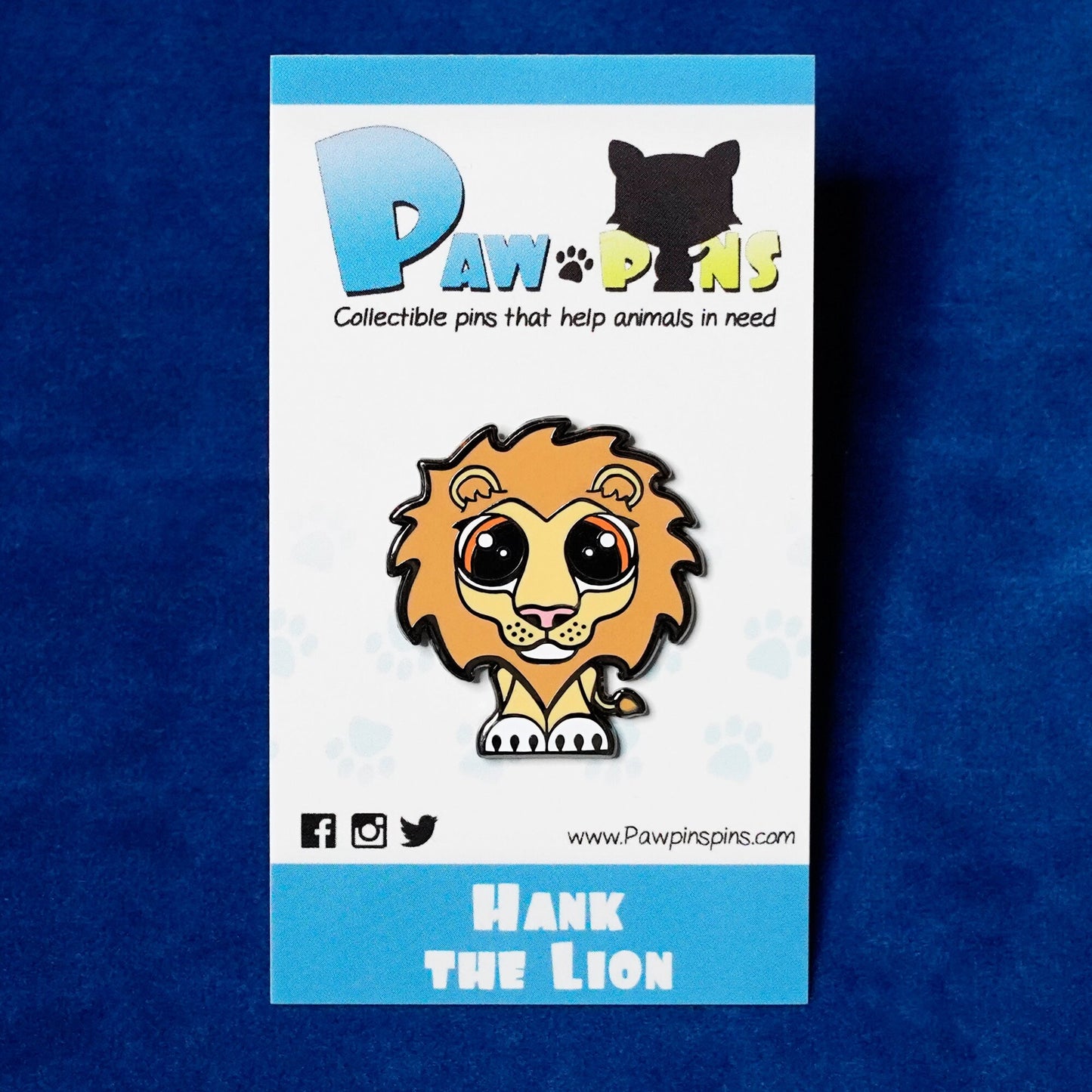 Hank the Lion - Hard Enamel Pin