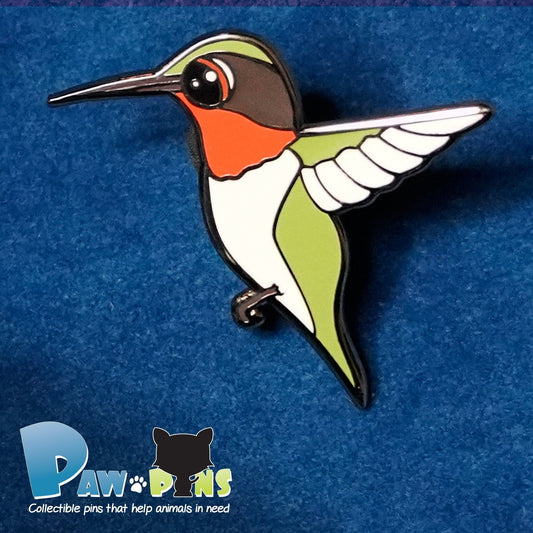 Zipper the Hummingbird - Hard Enamel Pin