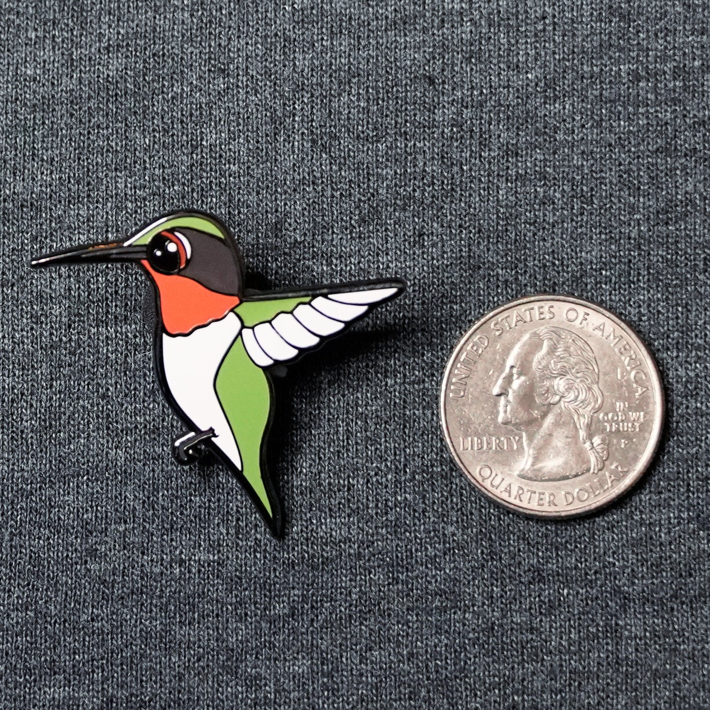 Zipper the Hummingbird - Hard Enamel Pin