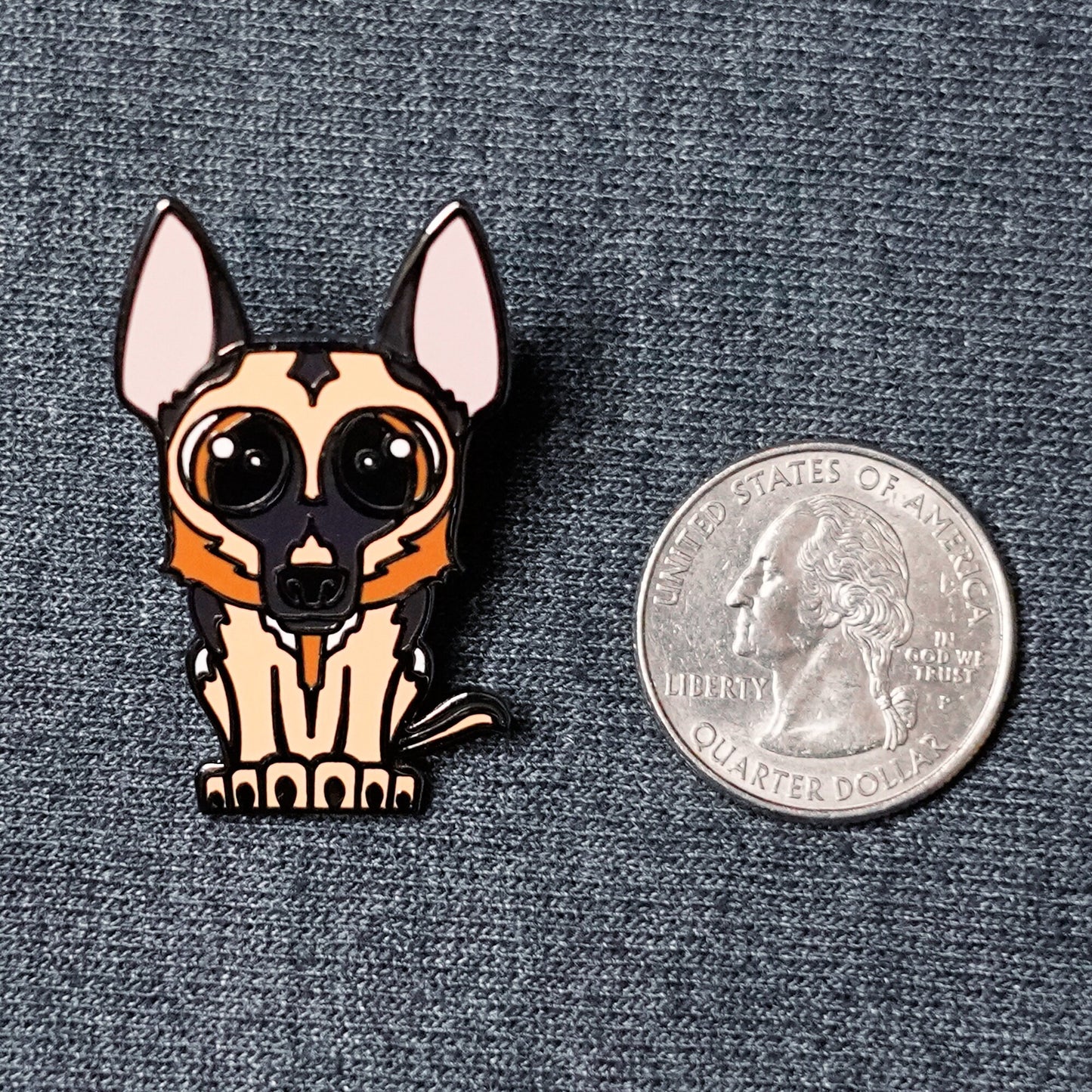 Hannah the German Shepherd - Hard Enamel Pin