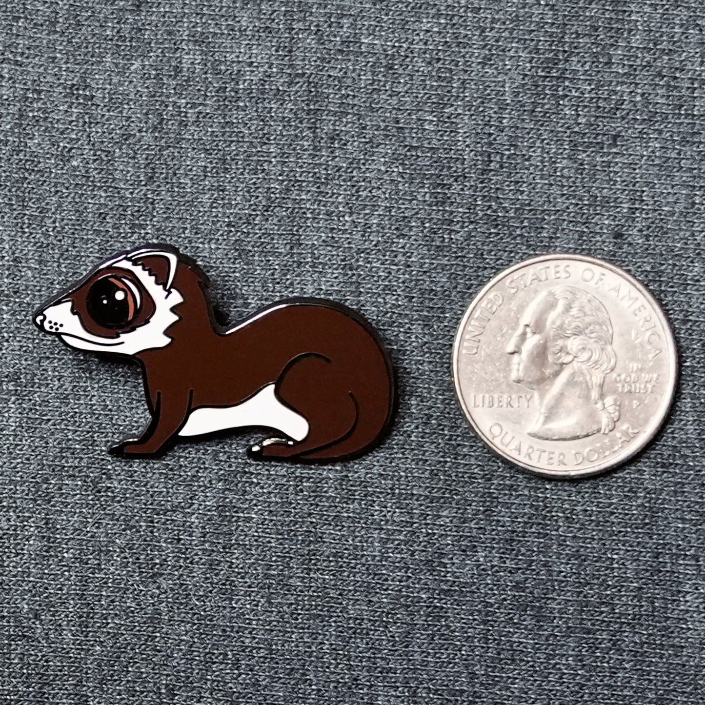 Milly the Ferret - Hard Enamel Pin