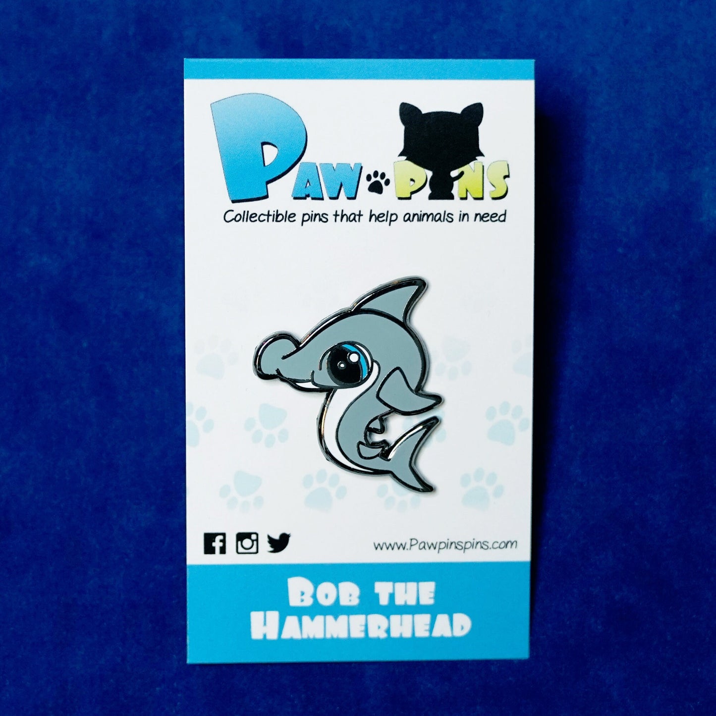 Bob the Hammerhead - Hard Enamel Pin