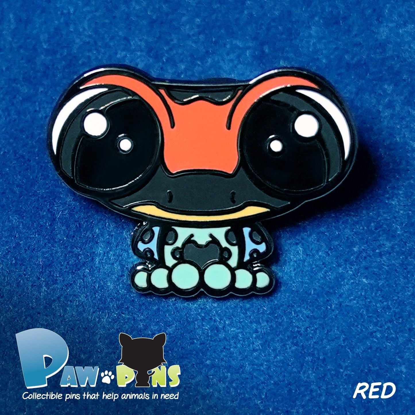 Hugo the Dart Frog - Hard Enamel Pin