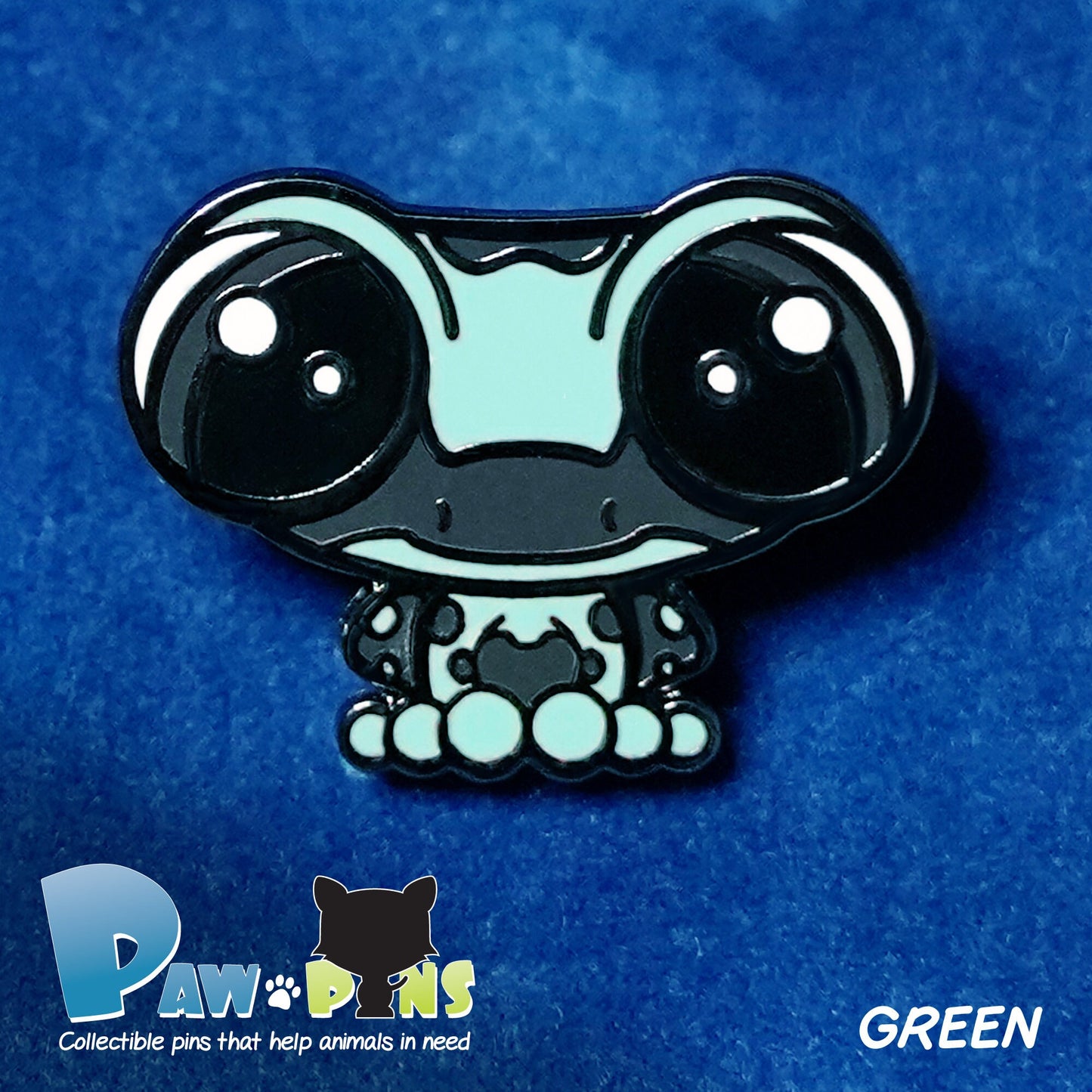 Hugo the Dart Frog - Hard Enamel Pin