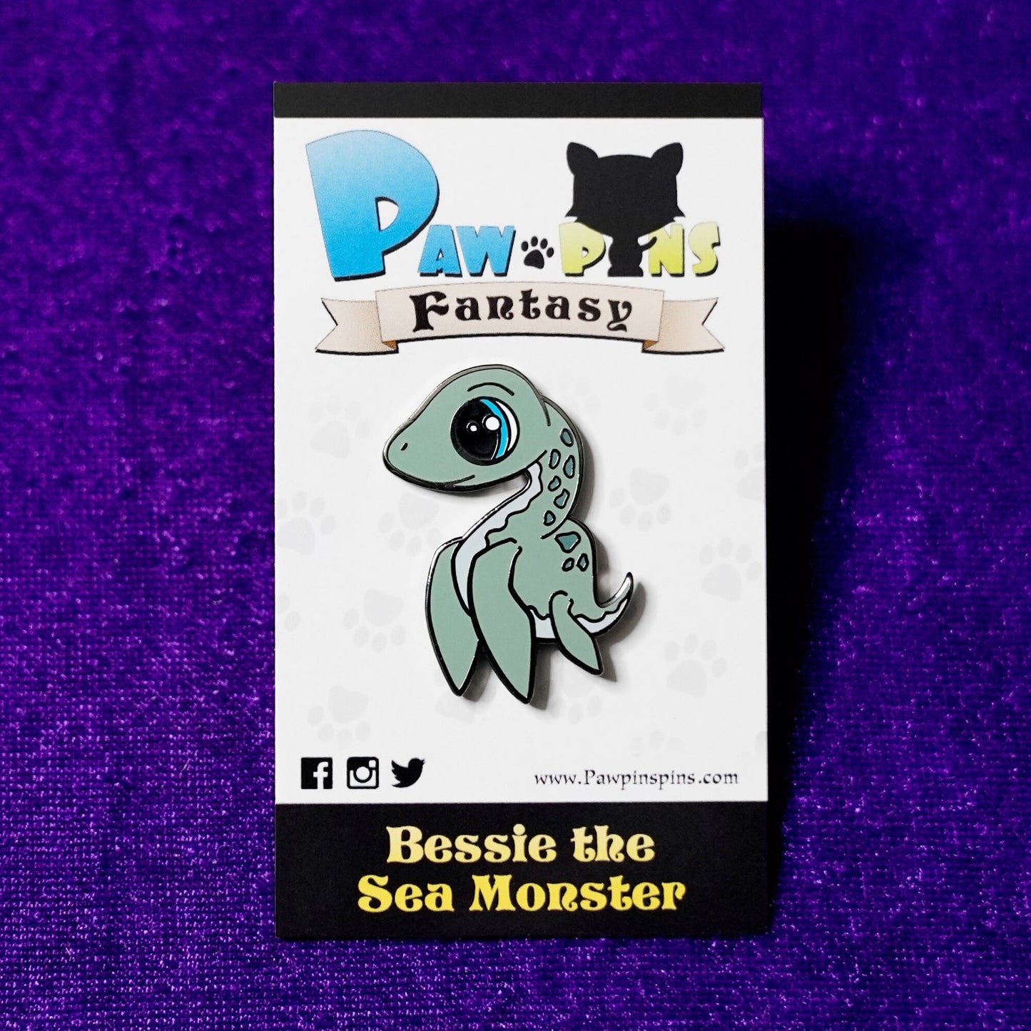 Bessie the Sea Monster - Hard Enamel Pin