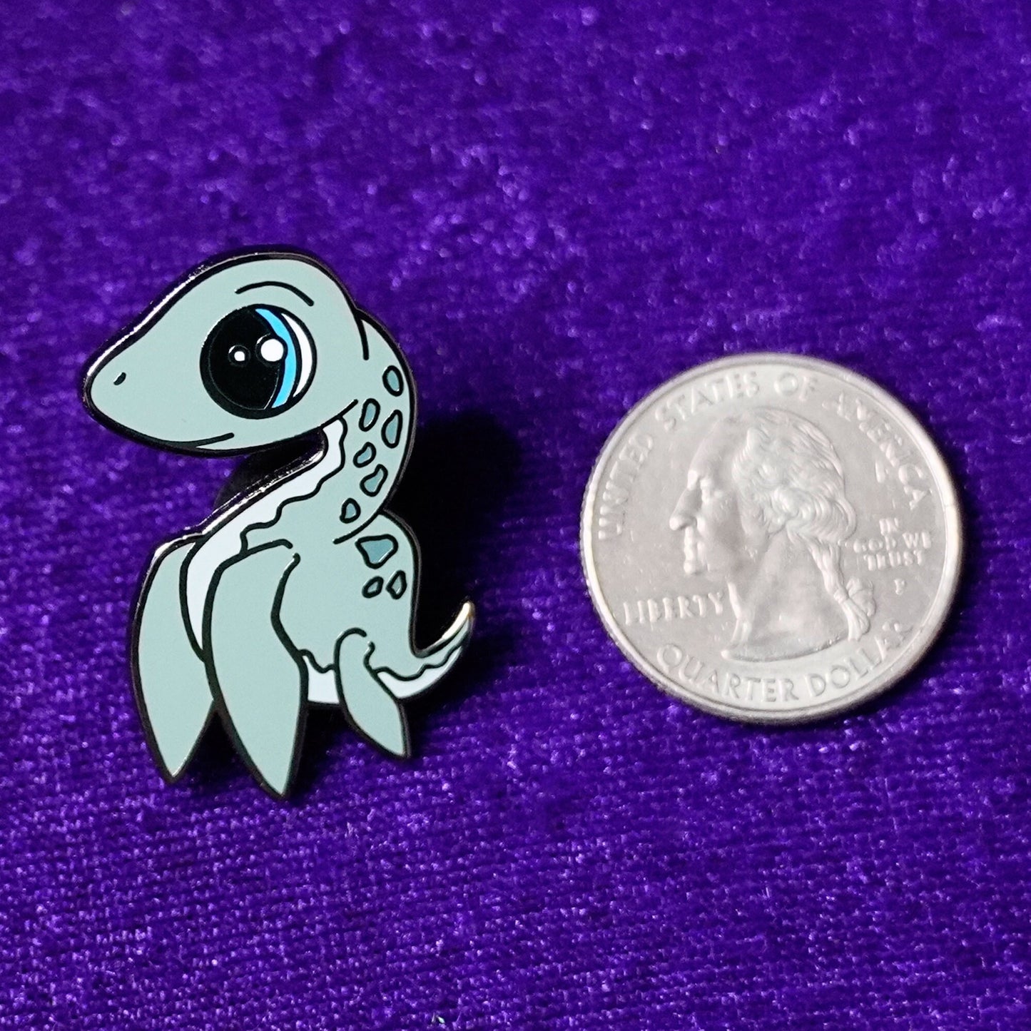 Bessie the Sea Monster - Hard Enamel Pin